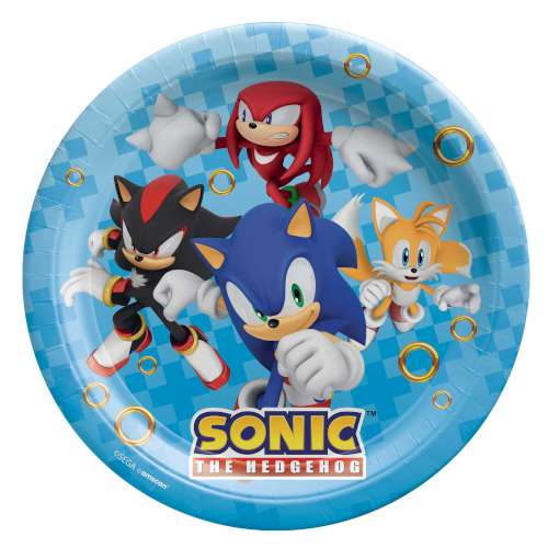 Sonic The Hedgehog Dinner Plates - Click Image to Close